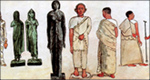 фото|Фараон и слуги, жрецы, солдаты, оружие и воинские значки