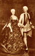 фото|Прусская принцесса Софья и маркграф Бранденбургский. Картина Антуана Пэна (1734).
