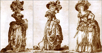 фото|Модели модной одежды 1788 г.