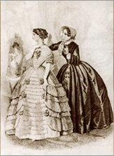 фото|Парижская мода, январь, 1850 г.