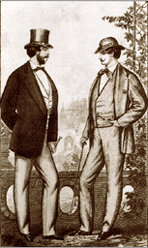 фото|Немецкая мужская мода, июль 1872 г.