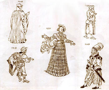 фото|Германия. Эпоха реформации. 1510-1550 гг. Одежда горожан