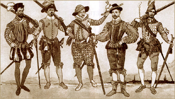 фото|Испанские воины 1555-1590 гг.