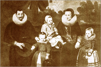 фото|Групповой портрет семьи фон Гуттенов. Картина Корнелиса де Воса (ок. 1610)